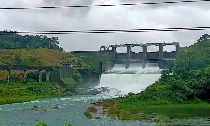 Banasura Sagar Dam scenic reservoir and mountains in Wayanad Kerala